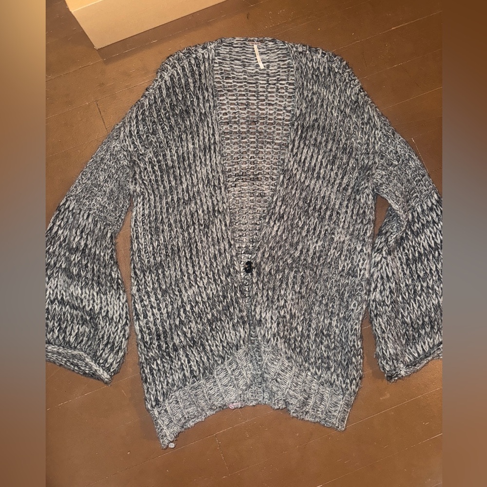 Free People Gray Knit Sweater - Picture 2 of 3